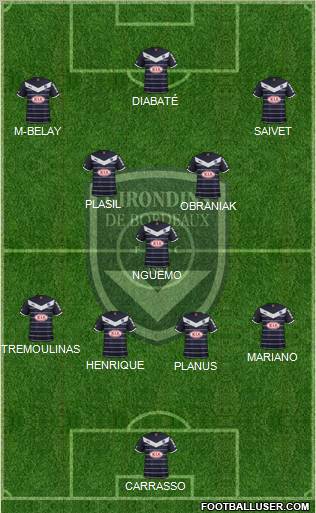 FC Girondins de Bordeaux Formation 2012