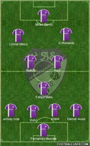 Afyonkarahisarspor Formation 2012
