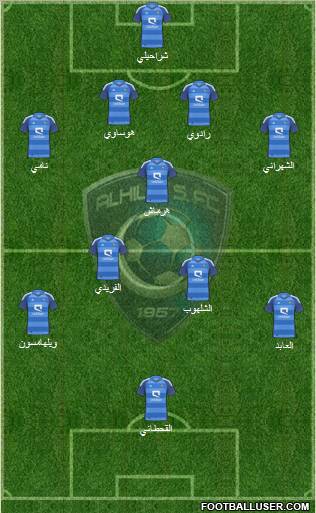 Al-Hilal (KSA) Formation 2012