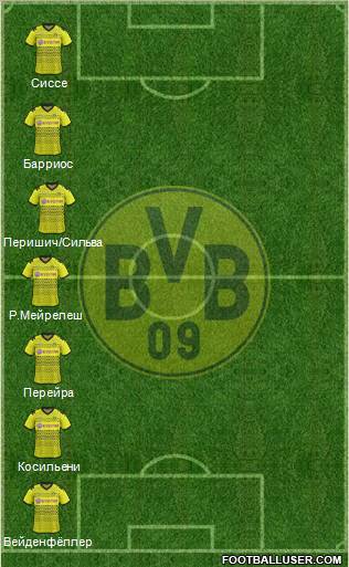 Borussia Dortmund Formation 2012