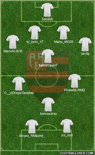AA Flamengo Formation 2012