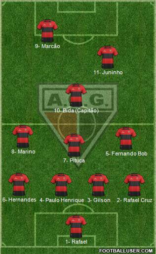 Atlético C Goianiense Formation 2012