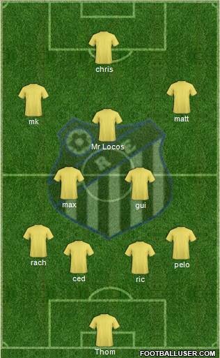 Grêmio RE Formation 2012