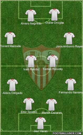 Sevilla F.C., S.A.D. Formation 2012