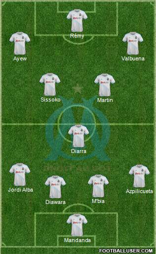 Olympique de Marseille Formation 2012