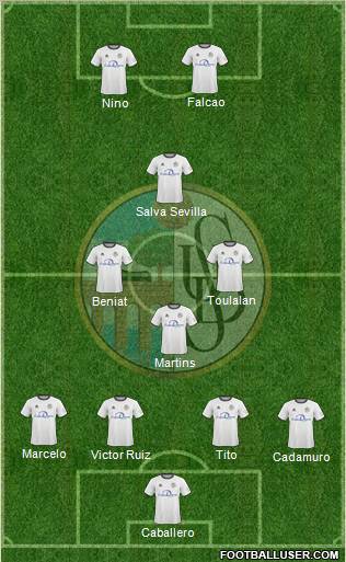 U.D. Salamanca S.A.D. Formation 2012