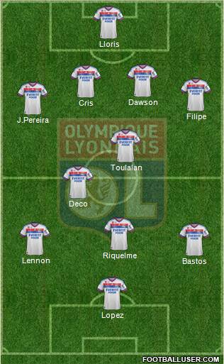 Olympique Lyonnais Formation 2012
