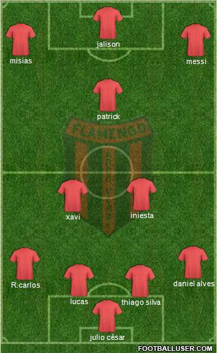 Flamengo EC de Arcoverde Formation 2012
