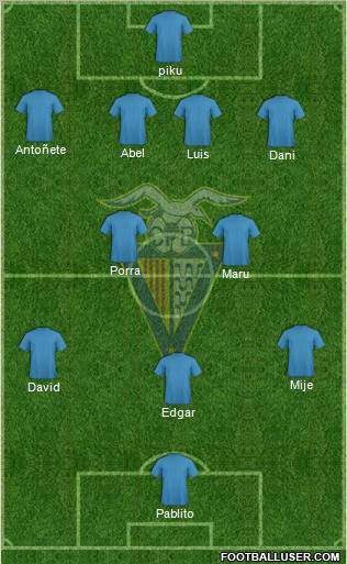 C.F. Badalona Formation 2012