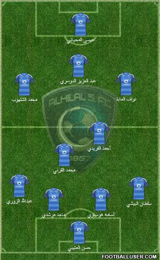 Al-Hilal (KSA) Formation 2012