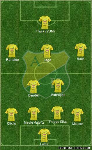 CD Atlético Huila Formation 2012