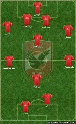 Al-Ahly Sporting Club Formation 2012