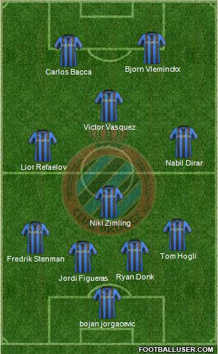 Club Brugge KV Formation 2012