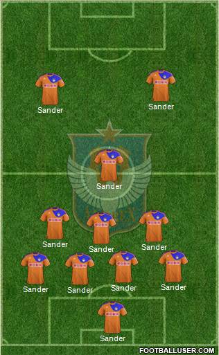 Albirex Niigata Formation 2012