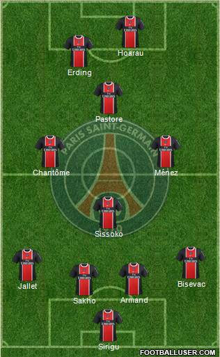 Paris Saint-Germain Formation 2012
