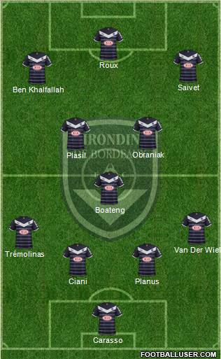 FC Girondins de Bordeaux Formation 2012