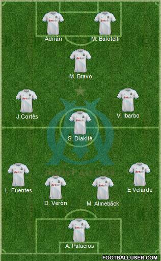 Olympique de Marseille Formation 2012