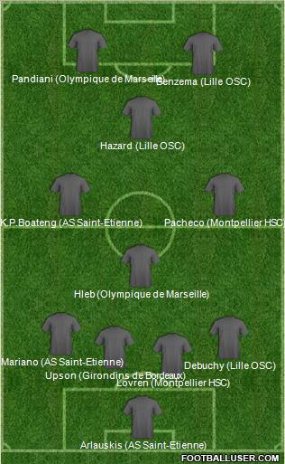 Pro Evolution Soccer Team Formation 2012