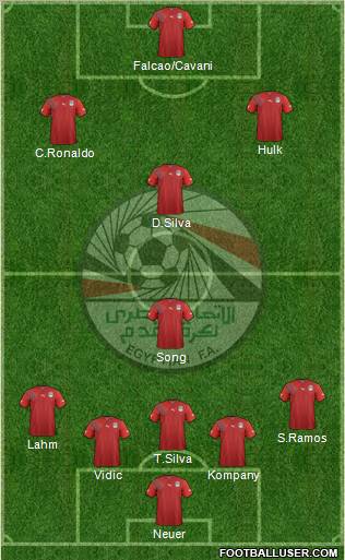 Egypt football formation