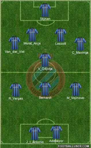 Club Brugge KV Formation 2012