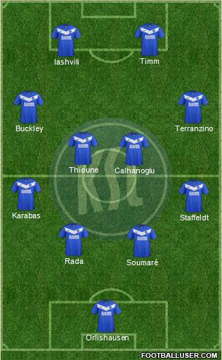 Karlsruher SC Formation 2012