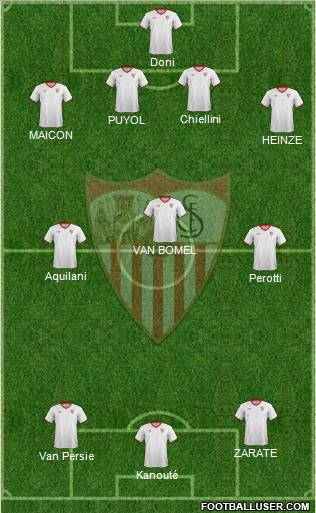 Sevilla F.C., S.A.D. Formation 2012