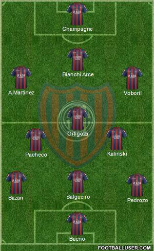 San Lorenzo de Almagro Formation 2012