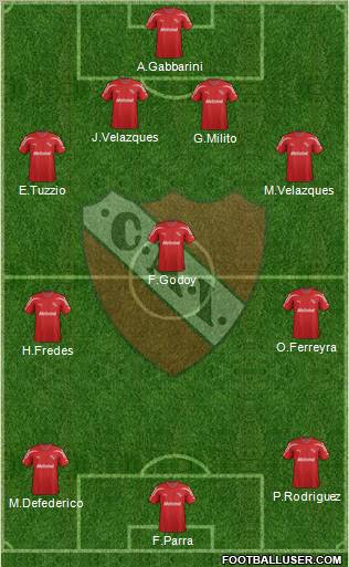 Independiente Formation 2012