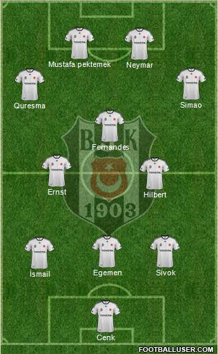 Besiktas JK Formation 2012