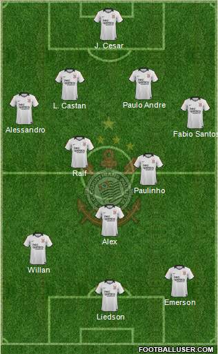 SC Corinthians Paulista Formation 2012