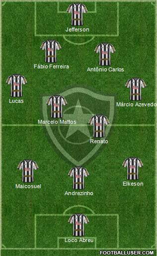 Botafogo FR Formation 2012