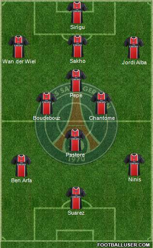 Paris Saint-Germain Formation 2012