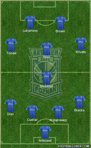 Lech Poznan Formation 2012