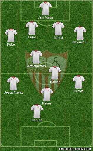 Sevilla F.C., S.A.D. Formation 2012