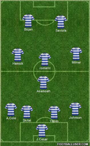 Queens Park Rangers Formation 2012