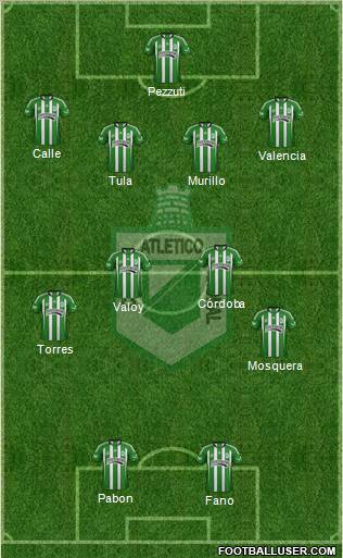 CDC Atlético Nacional Formation 2012