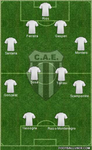 Estudiantes de Buenos Aires Formation 2012