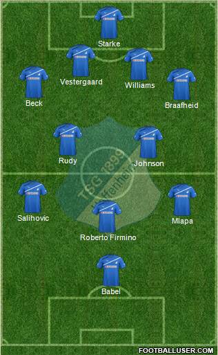 TSG 1899 Hoffenheim Formation 2012