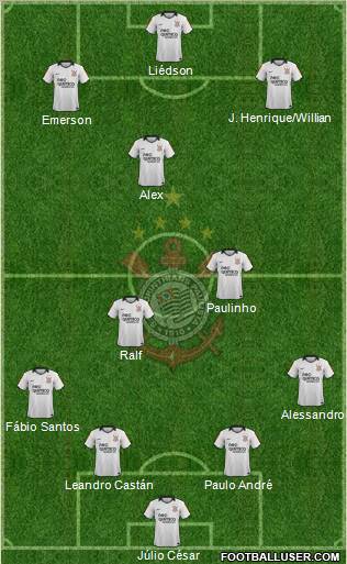 SC Corinthians Paulista Formation 2012