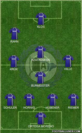 DSC Arminia Bielefeld Formation 2012