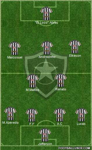 Botafogo FR Formation 2012