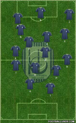 Keçiören Belediyespor Formation 2012