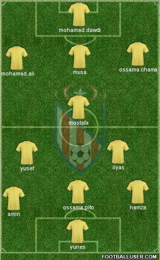 Moghreb Atlético de Tétouan Formation 2012