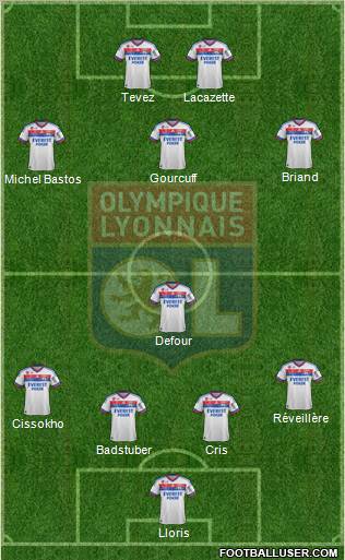Olympique Lyonnais Formation 2012