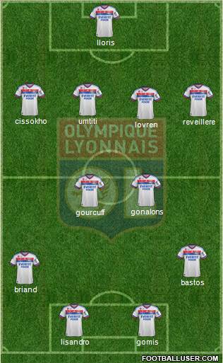 Olympique Lyonnais Formation 2012
