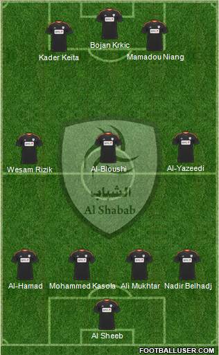 Al-Shabab (KSA) Formation 2012