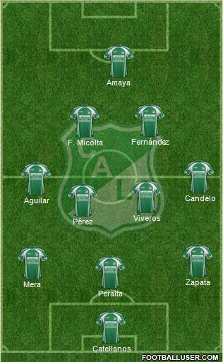 AC Deportivo Cali Formation 2012