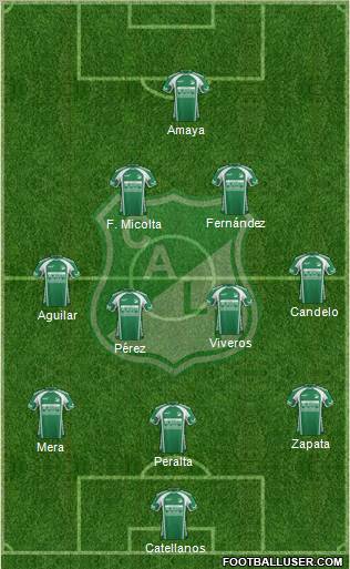 AC Deportivo Cali football formation