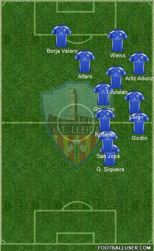 U.E. Lleida S.A.D. Formation 2012