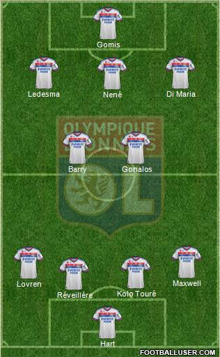 Olympique Lyonnais Formation 2012